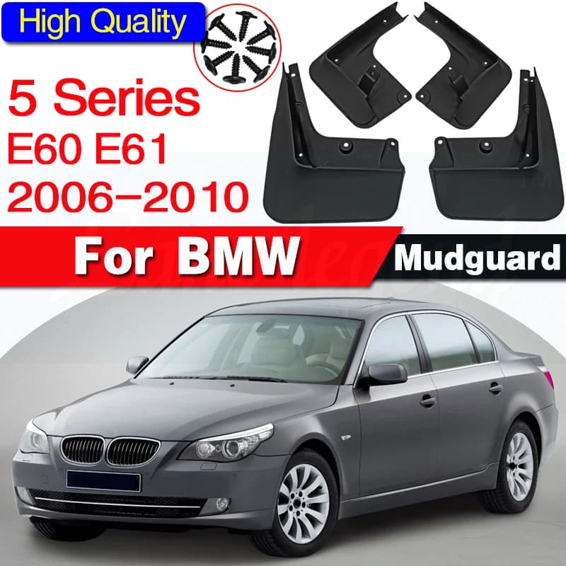 Mud flaps for BMW 5 series E60 E61 in 2006-2010 mudguard fender mudflap splash guards E60 E61 mudguard car accessories