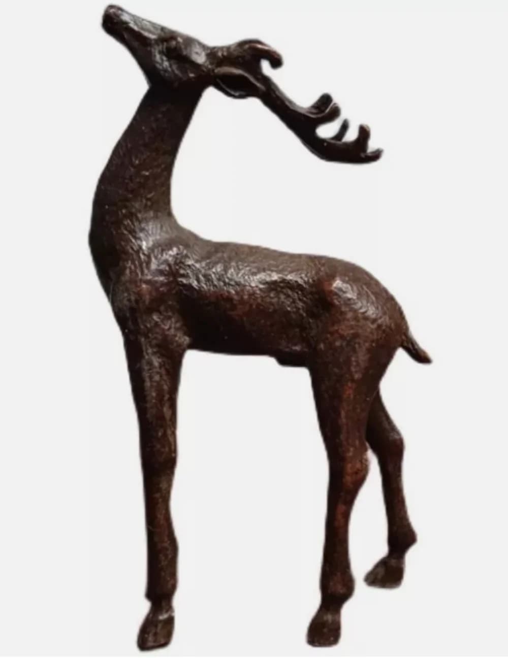 collet copper deer Figurines Small Statue Home Ornaments Animal Gift