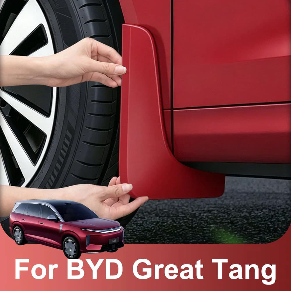 4 Pcs Fit For BYD Great Tang 2026 2027 Painted Mudguard ABS Material Car Modification Supplies Block Sediment And Sand