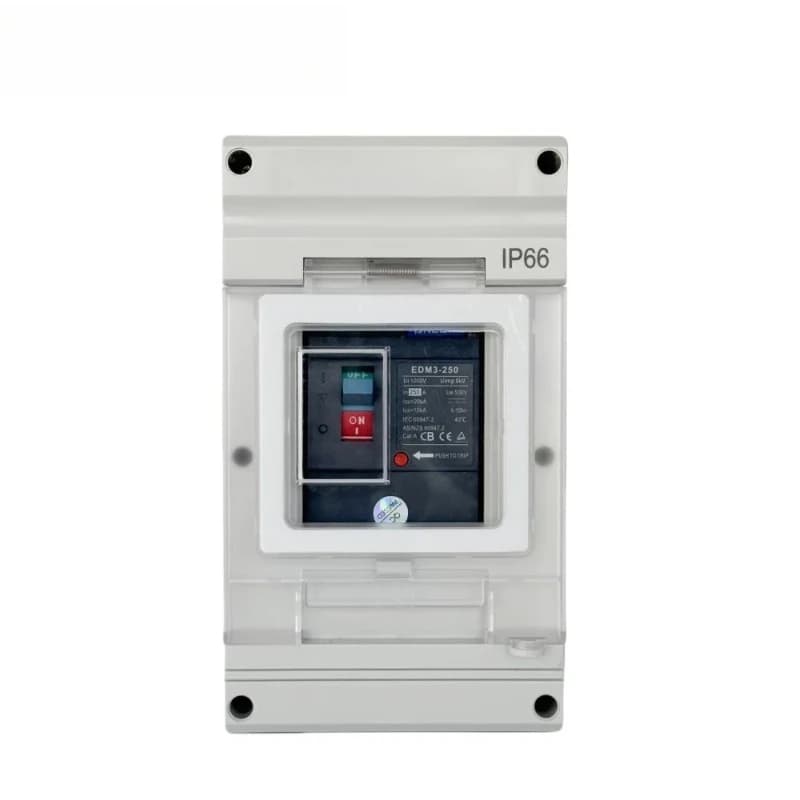 Solar Moulded Case Circuit Switch,Circuit Breaker With Enclosure box,125A160A180A200A250A Overload Protection Switch,IP66