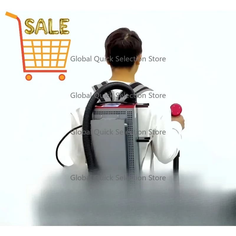 2025 Portab-le Pulse Fiber Laser Cleaner Lazer Clean System Metal Rust Paint Clean Lightweight Backpack Accessory