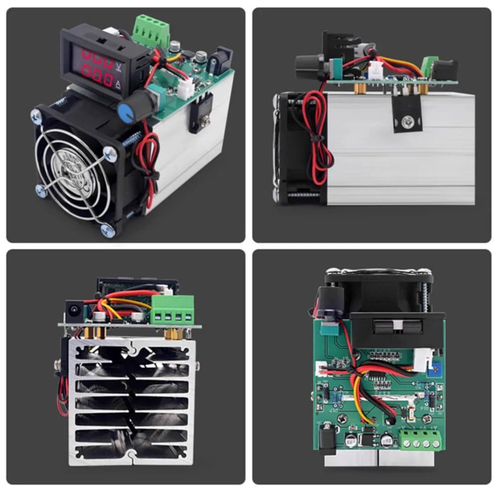 100W/250W 10A/20A Adjustable Electronic Load Module High-power Constant Current Electronic Load Module DC12V Input Load Board