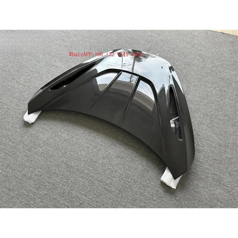 Carbon Fiber Front Hood Front Engine Cover Used