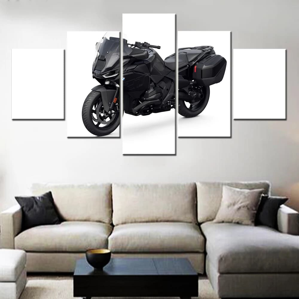 5 Pieces Canvas Wall Arts Poster Painting Bikes R1300 RT Triple Black 2025Wallpaper Home Decor Picture Printing Interior Artwork