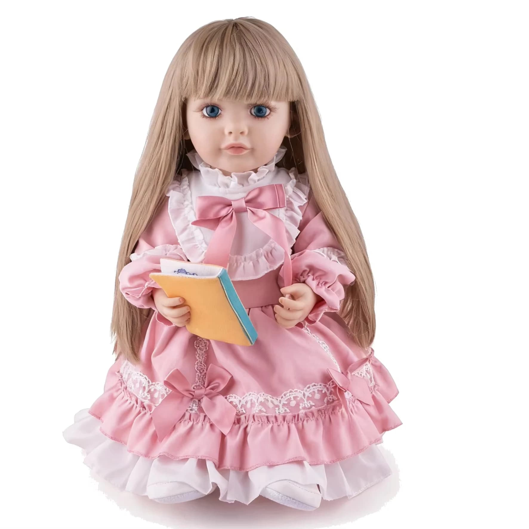 New 22inch Fashion Doll Girl Realistic Battery Operated Abs Plastic Full Body Complete Reborn Baby Dolls