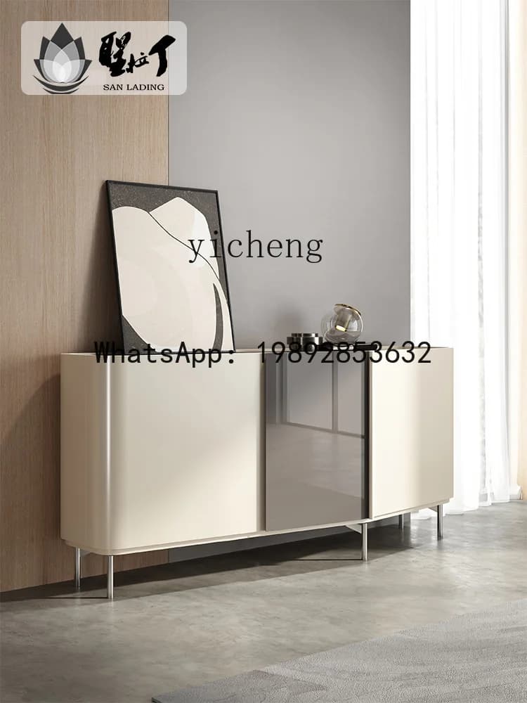Light Luxury Modern Minimalist Sideboard Cabinet Living Room Hallway Hallway Shoe Cabinet Curio Cabinet