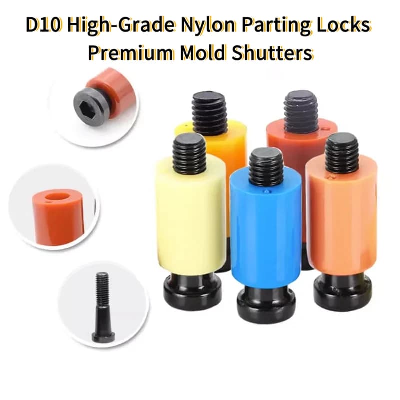 D10 High‑Grade Nylon Parting Locks Premium Shutters Injection Molding Opening Sequence Control