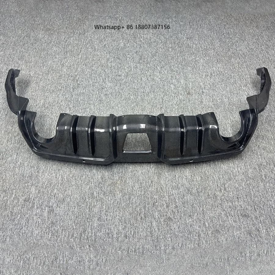AD Style Carbon Fiber Rear Diffuser forToyota Supra GR A90 A91 Mk5 2019+ Rear Bumper Lip Diffuser Splitter Spoiler Car Parts
