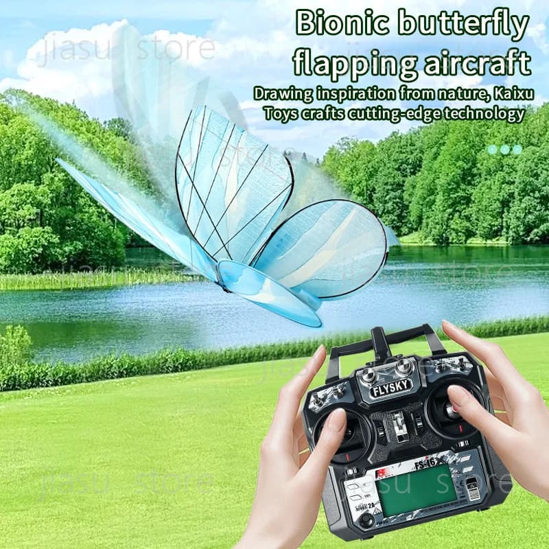 RC Bionic Butterfly Flapping Wing Aircraft, Remote Control Simulated Butterfly for Wedding & Commercial Stage Performance