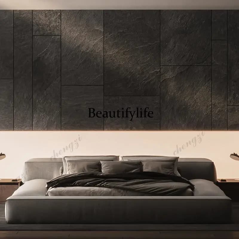 Gray Wooden Double Bed Australia Elegant Normal Adults Frame Double Bed Modern Floating Style Cama De Casal Furniture For Home