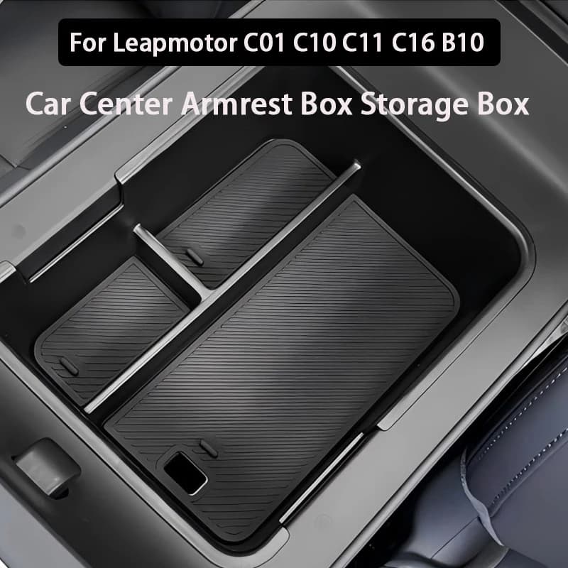 For Leapmotor C01 C10 C11 C16 B10 Car Central Control Armrest Box Storage Box Center Control Car Storage Interior Accessories