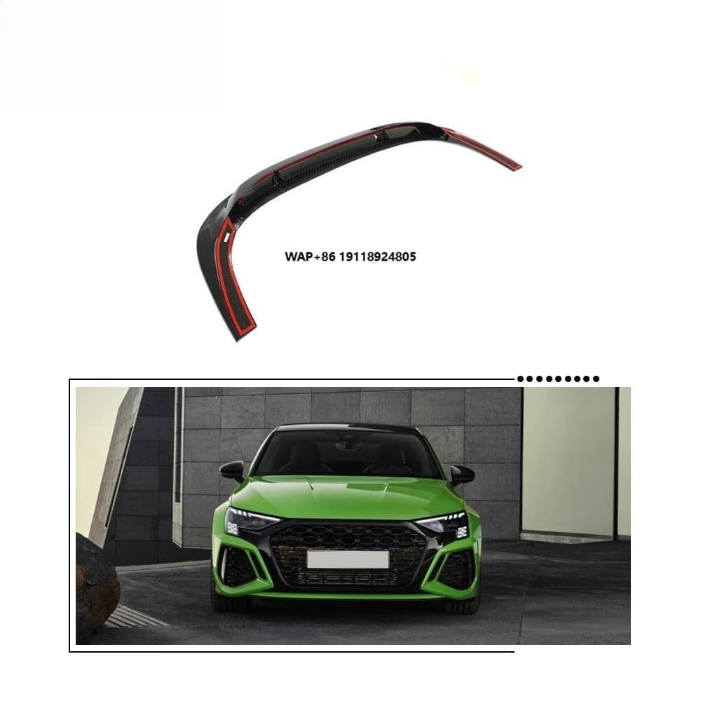 Pre-preg Carbon Fiber Front Bumper Lip Splitter for RS3 Sedan 4-Door 2022