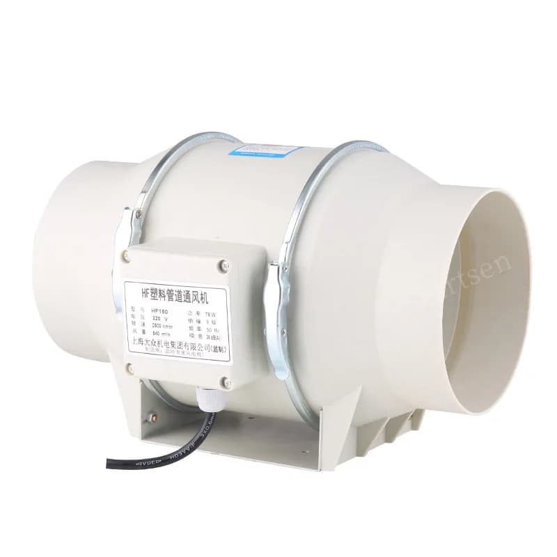 {Best}3''4''5''6'' Exhaust Fan Silent Inline Pipe Duct Fan Bathroom Extractor Ventilation Kitchen Toilet Wall Air Clean Ventilat