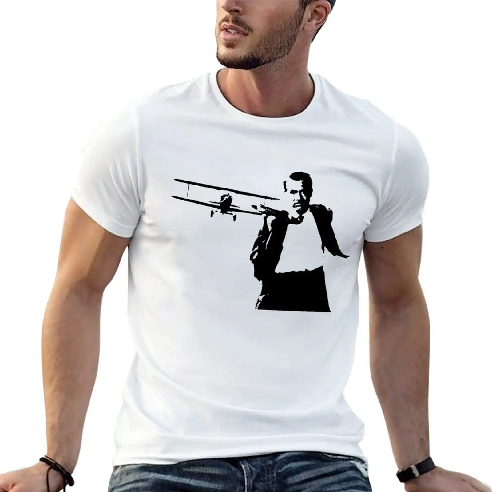North By North West T-Shirt Casual Street Style Short Sleeve Tee