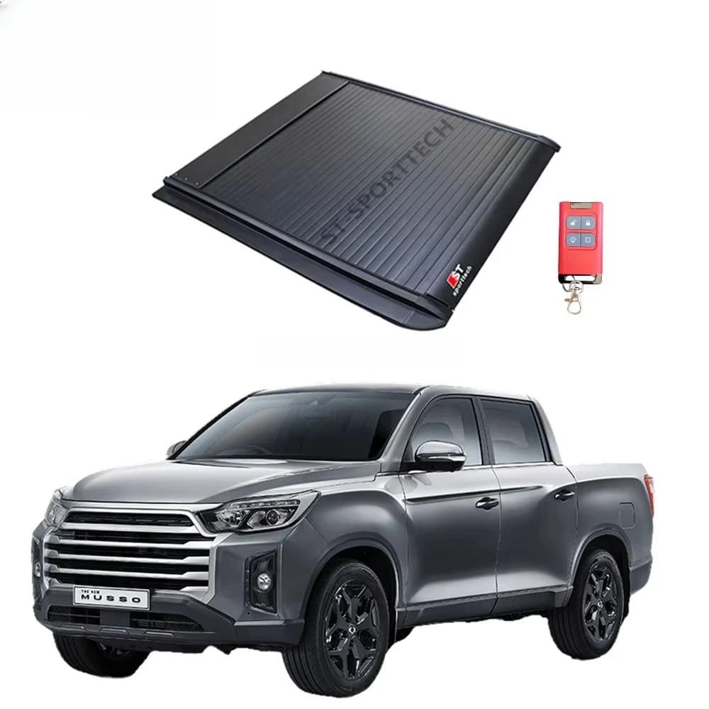 4x4 Car Accessories Vehicles Hard Truck Bed Waterproof Tonneau Electric Cover for Ssangyong