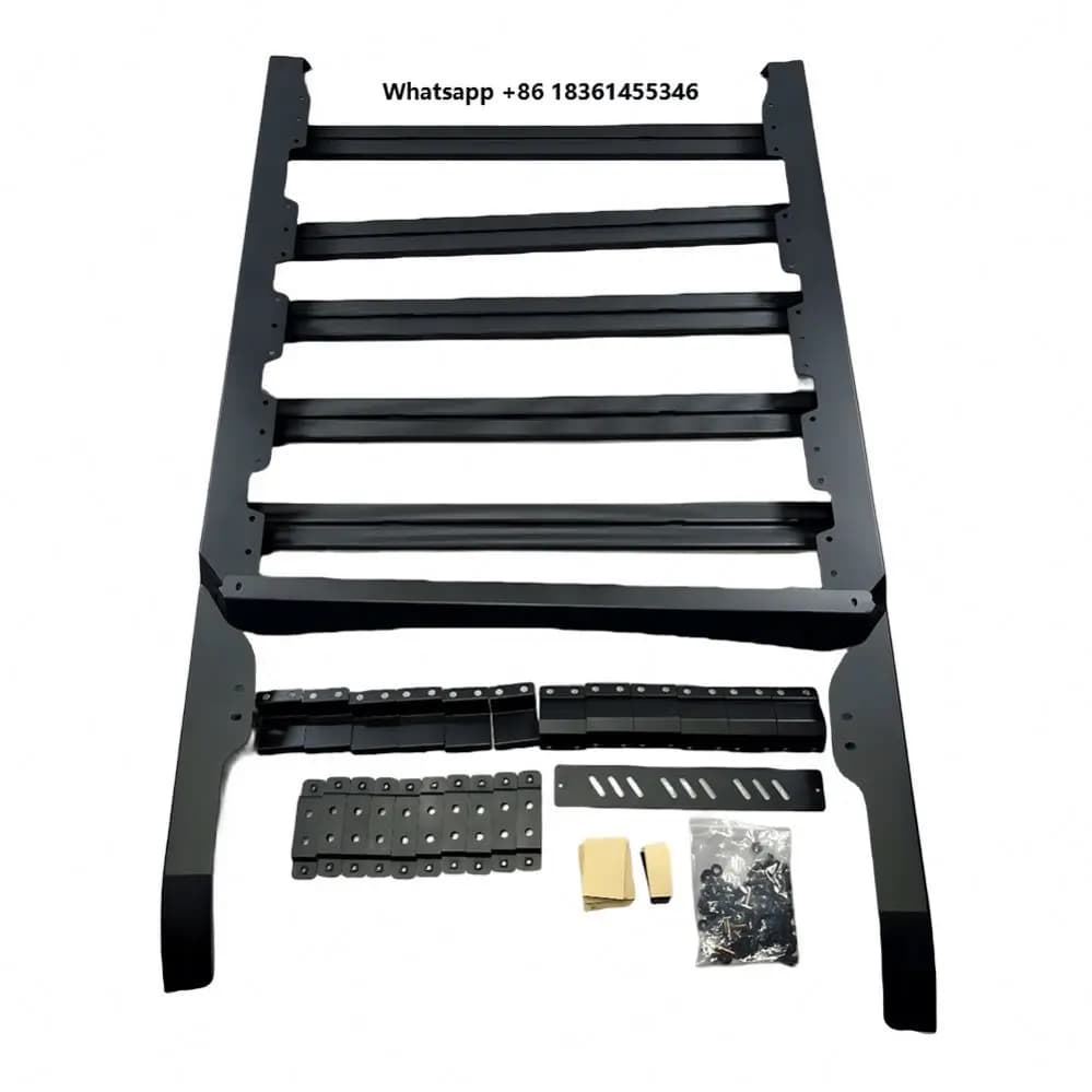 For  New Huijie Black Steel Roof Rack Outdoor Luggage Storage Performance Parts Accessory Model GJT2RP01 210x26x15cm