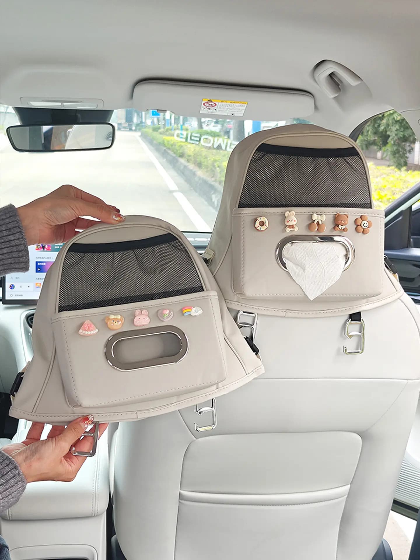 Autoking cover Geely Xingyuan Dedicated Multifunctional Backrest Hook Hanging Tissue Box Car Interior Decoration Storage