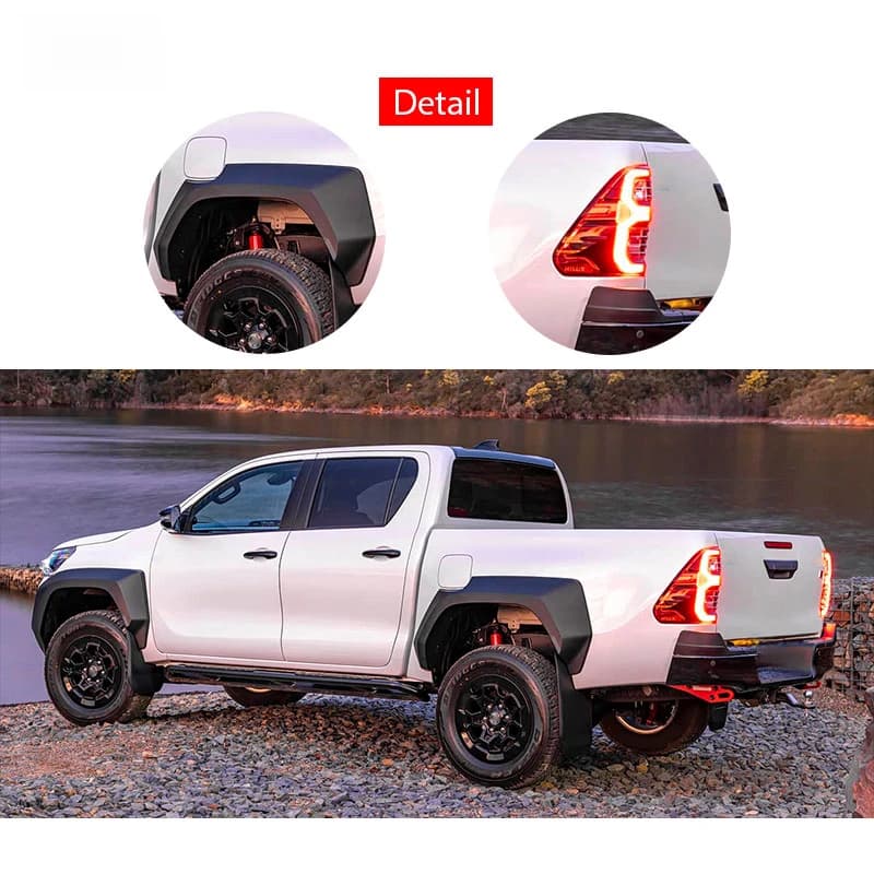 Car Accessories Sport Style Full Body Conversion Kit Bolt-On Exterior Replacement Tuning 4x4 Pickup Off-Road for Hilux 2022-2023