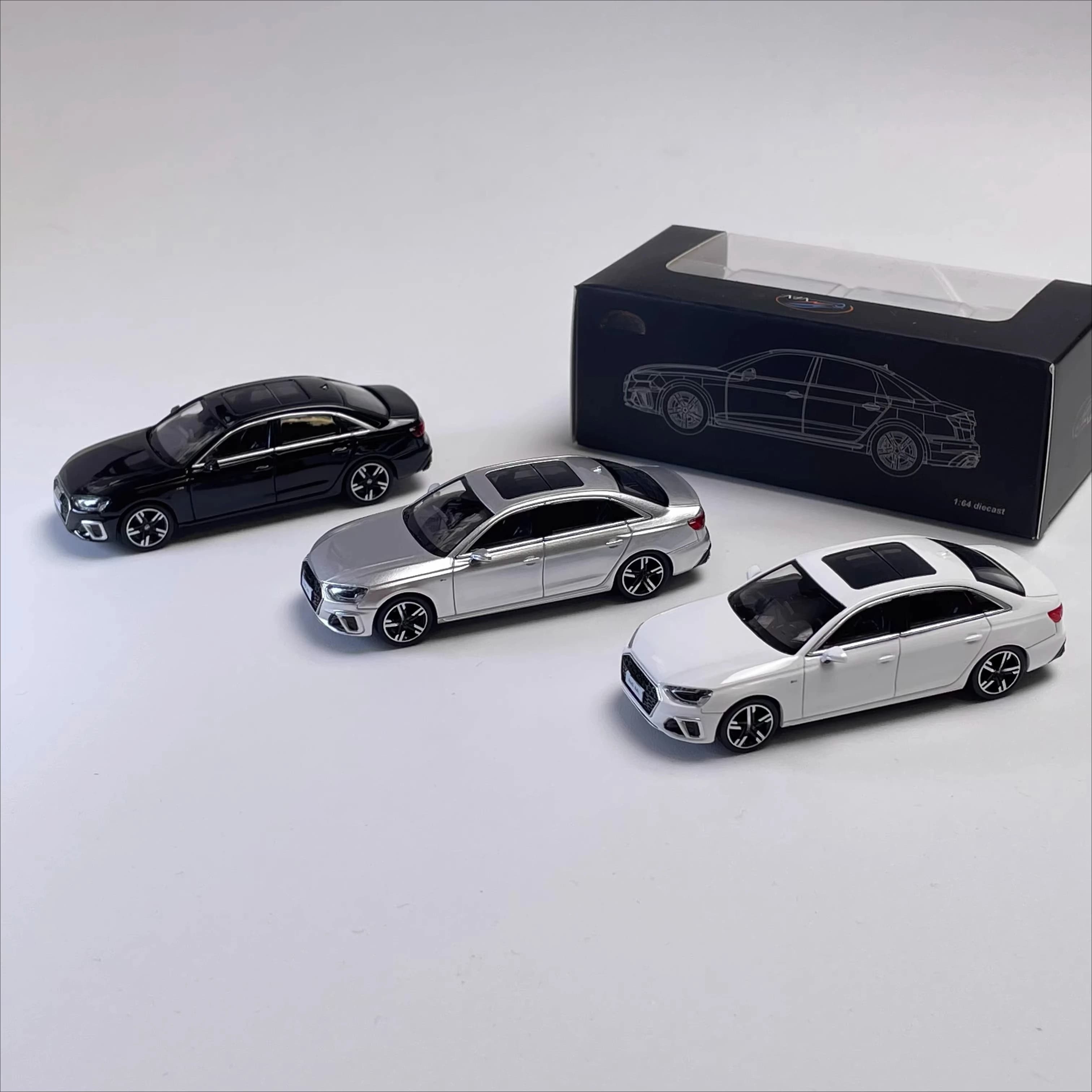 FOR AUDI A4L car model 1:64 Alloy material ornaments，for festival gifts collection, display and appreciation