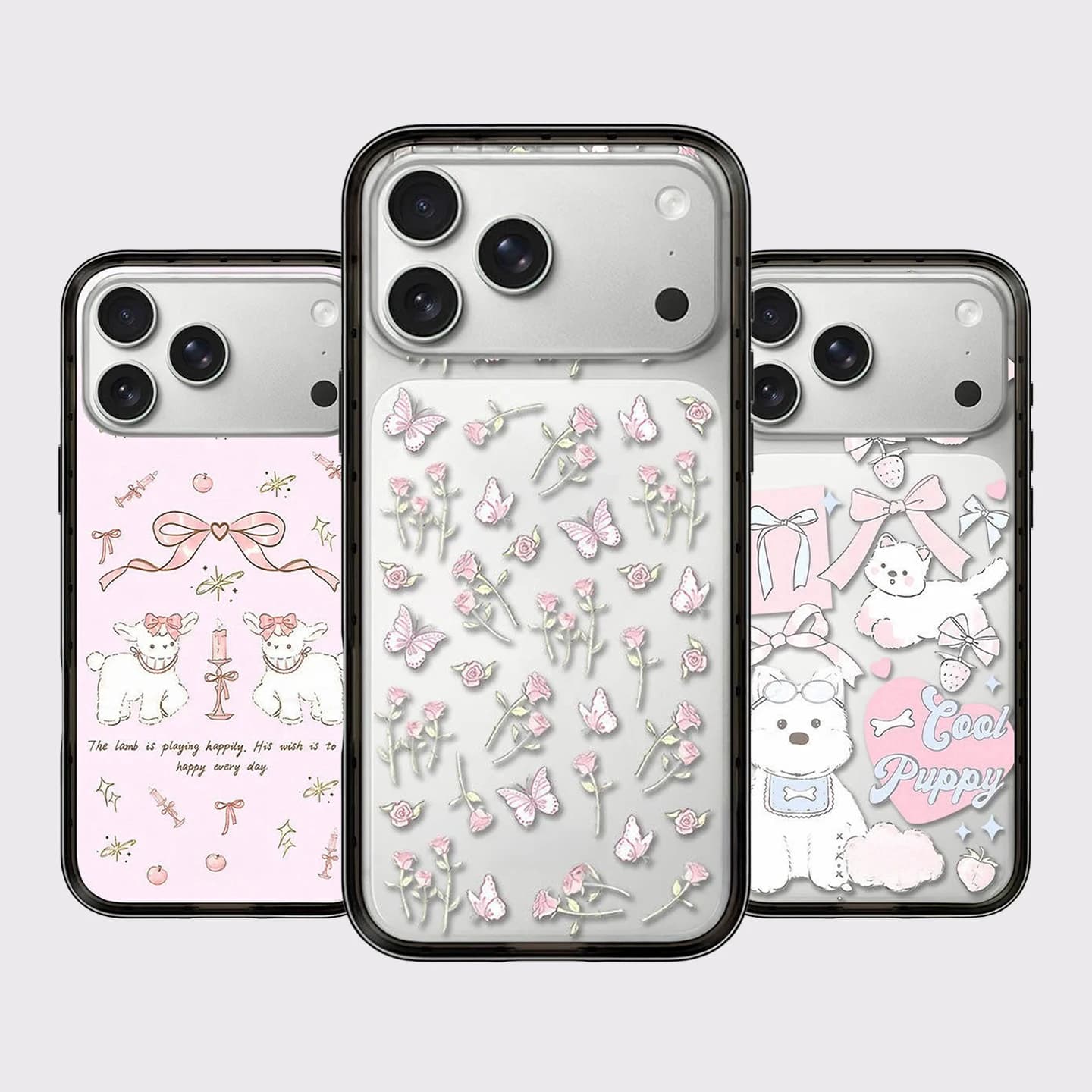 608318 Compact Black Border Magnetic Case: Compatible with IPhone 18 17 16 15 14 13 Pro Max 18Pro
