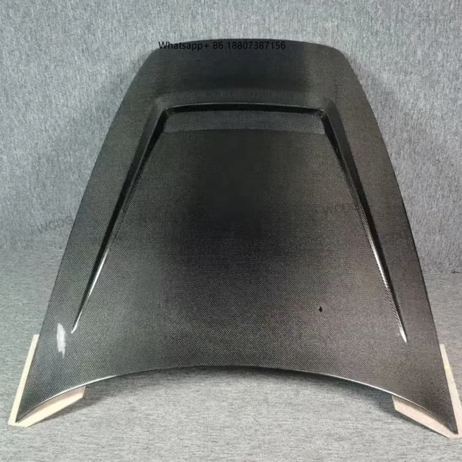 TM Style Front Hood forHonda S2000 AP1 AP2 2000-2008 Carbon Fibre Front Air Vented Hood Engine Hood Cover Car Parts