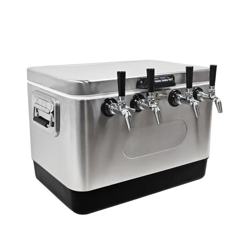 Stainless steel outdoor beer machine, incubator, portable wine equipment, mobile wine beater