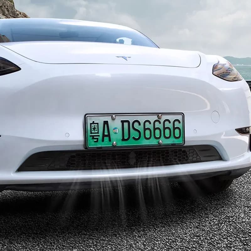 Black Front Grille Insect Net For Tesla Model 3 Y Air Inlet Car Lower Bumper Hood Proof Mesh Grill Replacment ABS