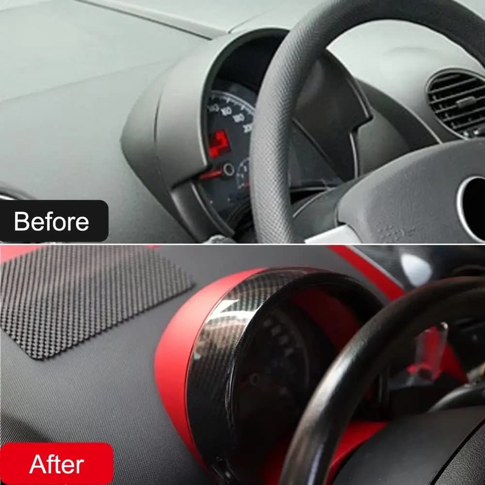 for VW Volkswagen New Beetle 2003-2010 Car Interior Accessories Middle Console Air Vent Panel Cover Trim ABS Carbon Style