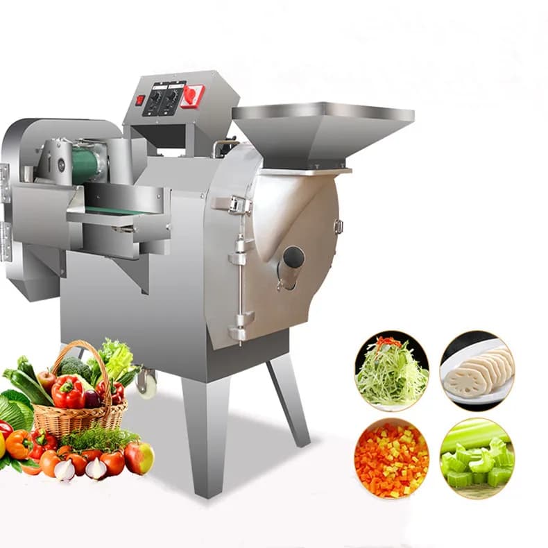 Automatic Vegetable Potato Dicer Slicer Shredder French Fries Cutting Machine Industrial Vegetable Chopper