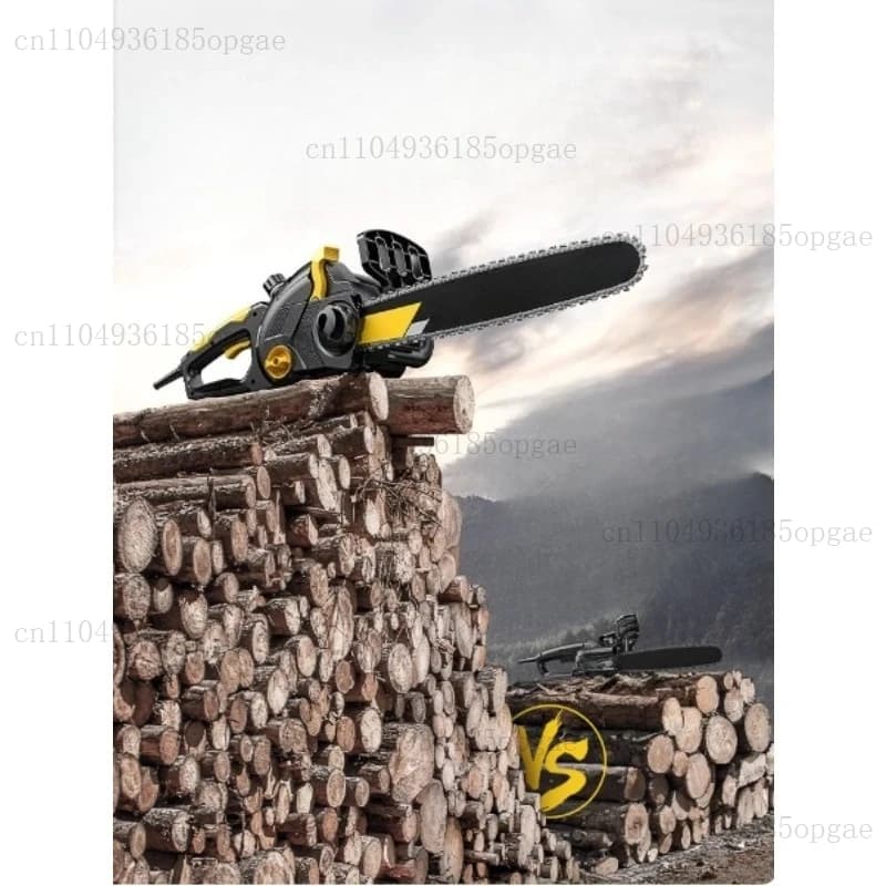 Chainsaw Logging Saw 220v Wired Plug-in High Power Split Wood Electric Chain Saw