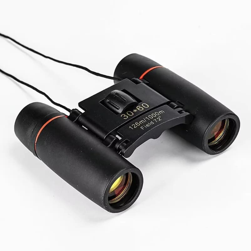 1000m 30x60 Compact Zoom Binoculars Long Range Folding HD Powerful Mini Outdoor Telescope Optics Hunting Sports Camping Tourism