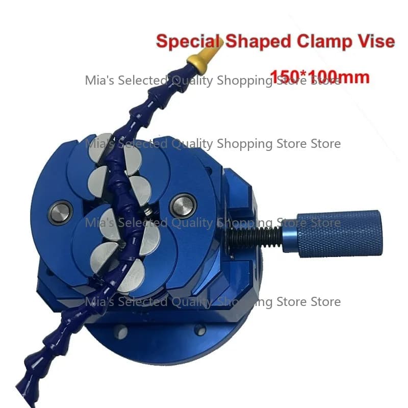 Aluminum Alloy Special-shape Fixed Clamp Vice Precision Bench Vise Clamp Fixture Tool Flat Tongs Clamping Woodworking Tools