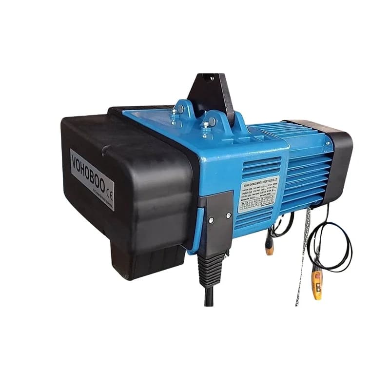 xx-High Quality Double Speed Pendant Control European Type Electric Chain Hoist For Work Shop