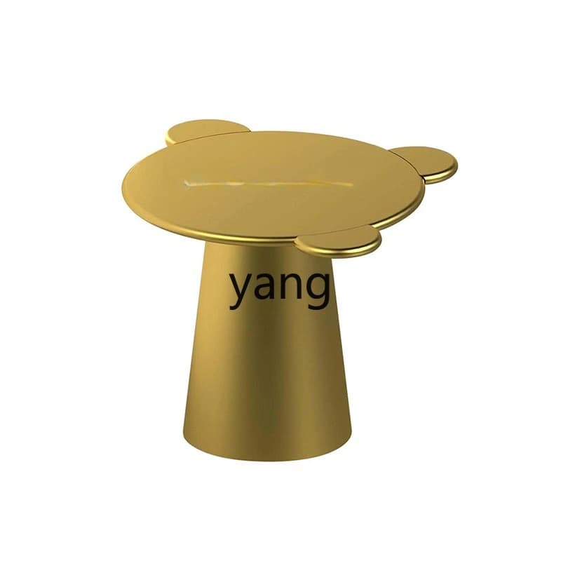 LMMmodern light luxury metal corner table creative side table sales department guest sofa small coffee table