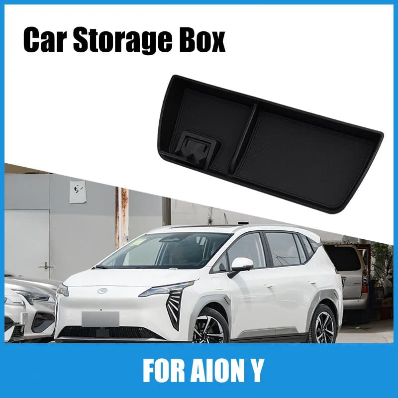 Suitable for AION Y screen rear storage box central control storage box ETC bracket car interior decoration automotive supplies