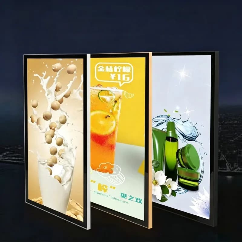 Deposit-Aluminum alloy ultra-thin advertising light box Magnetic light box