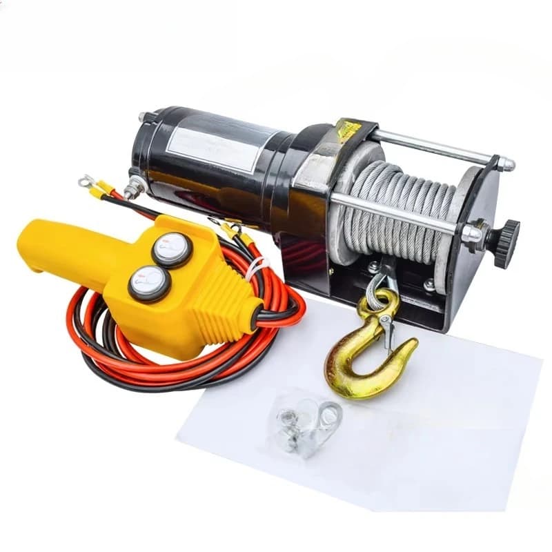 Heavy duty 4WD electric winch with wireless control 12V 24V 3000lbs 5443 kg winch for 4x4 off-road trucks