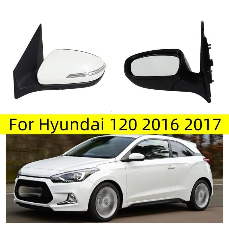 Car Rearview Mirror Assembly For Hyundai I20 2016 2017 Auto Electric Folding Turn Signal Heating Lens Adjustment Mirror Assy
