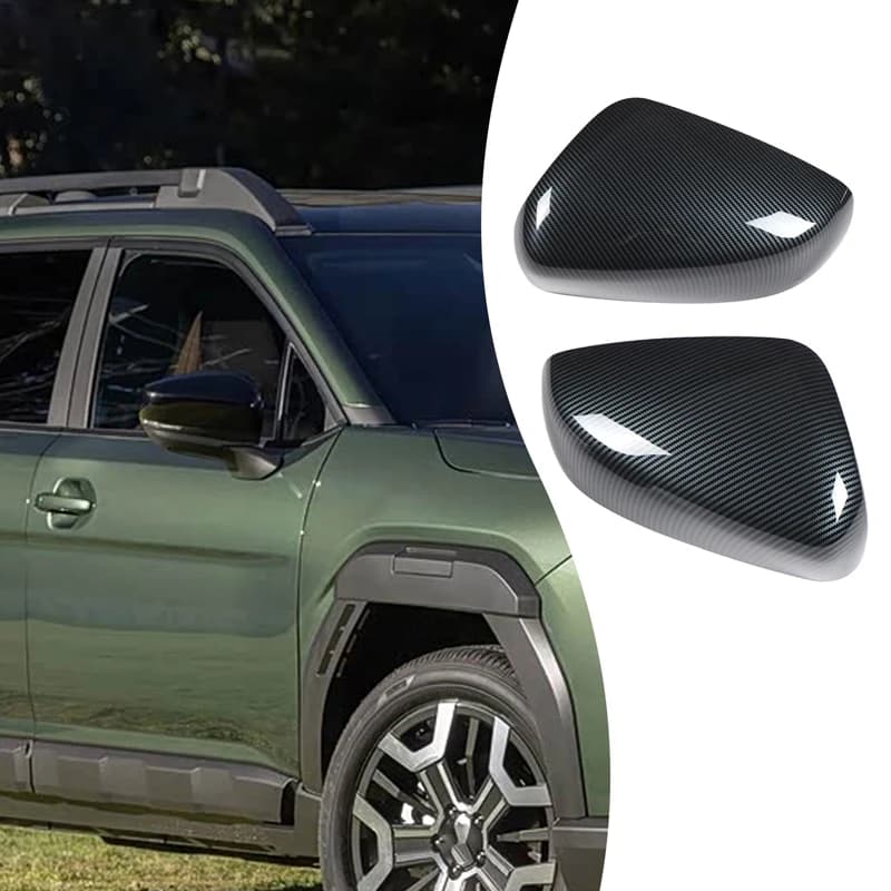 ABS Carbon Fiber For Subaru Outback 2026+ Car Exterior Mirror Cover Decoration Sticker Car Protection Accessories