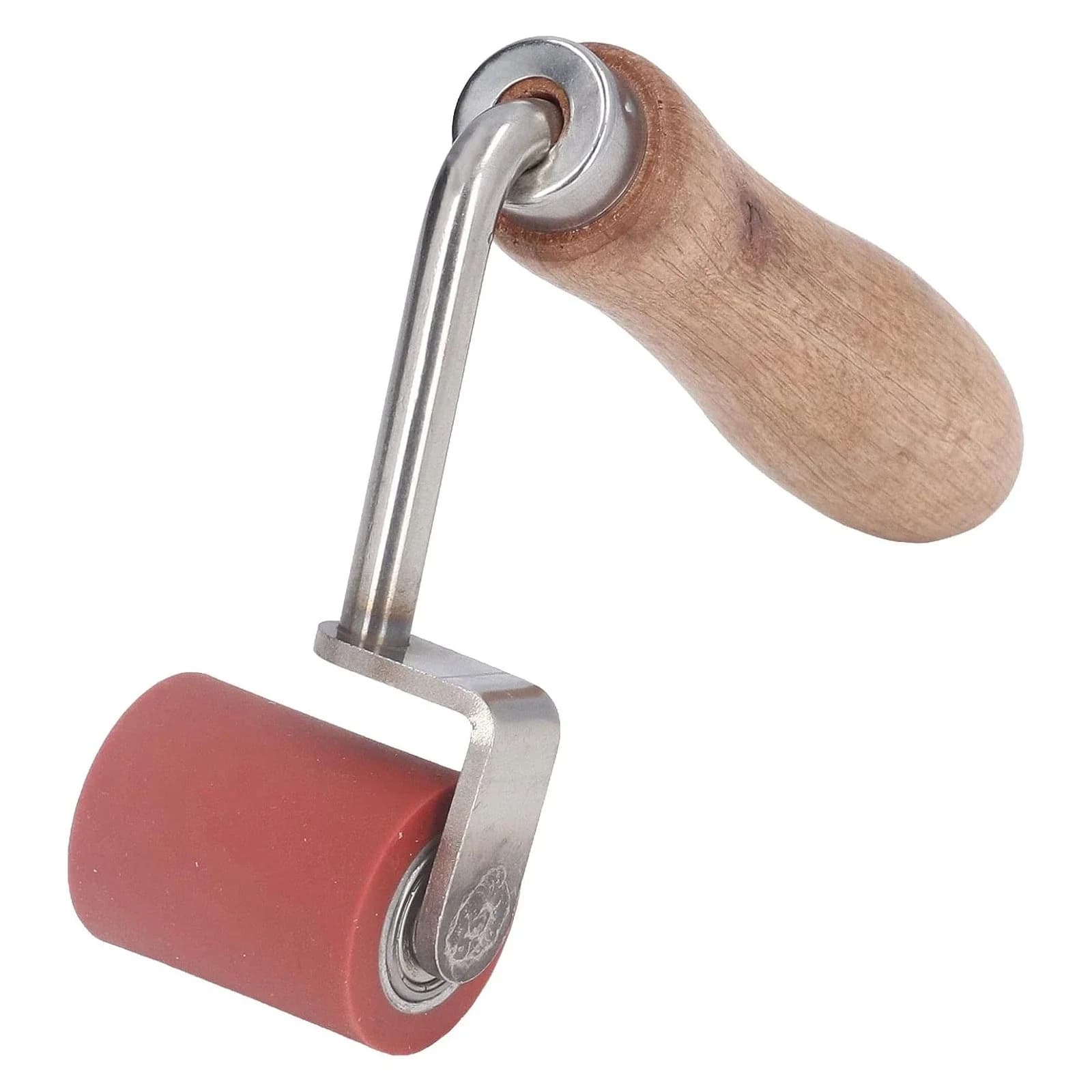 Silicone Seam Roller, Hand Pressing Roller for PVC, TPO, EPDM Roofing, 40mm, 75 ° Bent