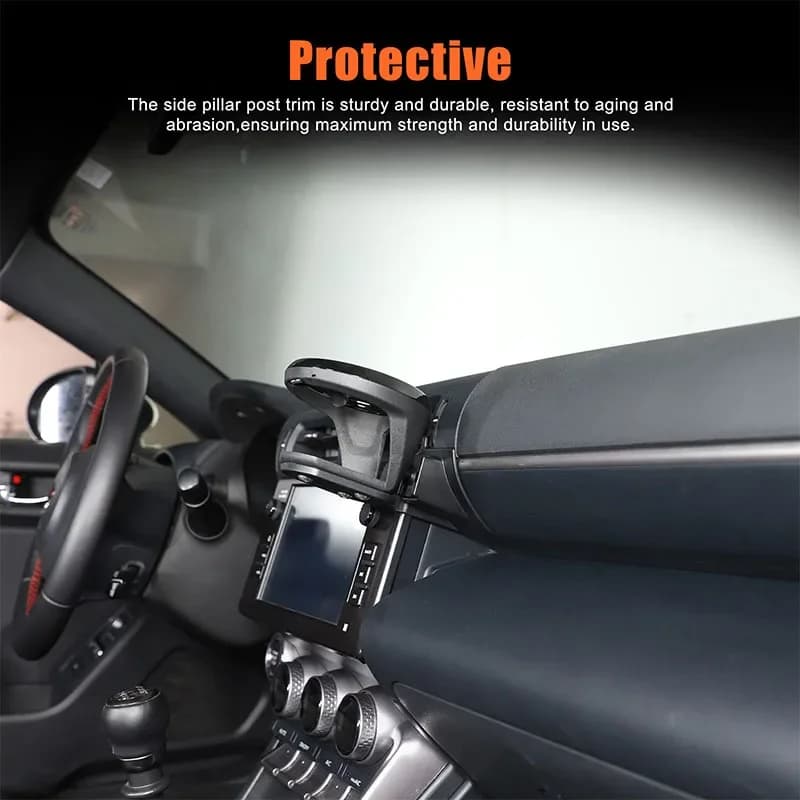 For Toyota 86 Subaru Brz 2022-2025 ABS Black Car Central Air Outlet Cup Holder Storage Rack Interior Car Accessories