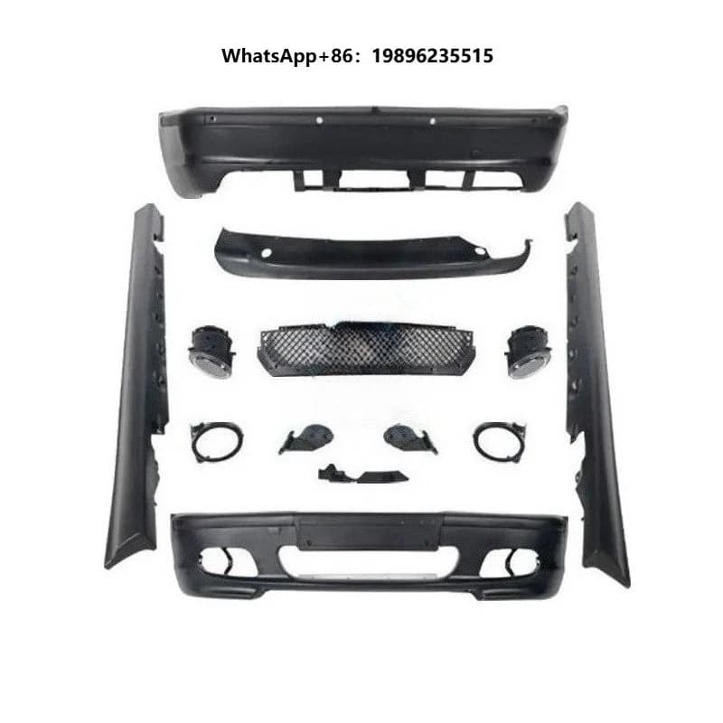 E46 3  Durable Series Body Kit With Trunk Engine Hood Fenders Rear Spoiler & Bumper