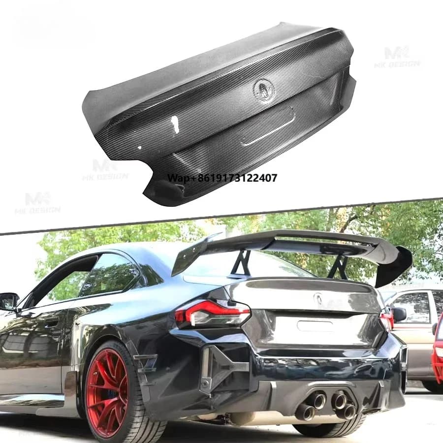 Dry Carbon Fiber Rear Trunk Lid Boot Cover Replacement for M2 G87 2023+ Auto Refitting OEM Styling Trunk Cover Car Styling