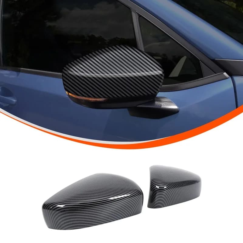 ABS Carbon Fiber  For 2025+ Subaru Forester Rearview Mirror Cover  Automotive Rearview Mirror Trim Cover  Car  Accessories