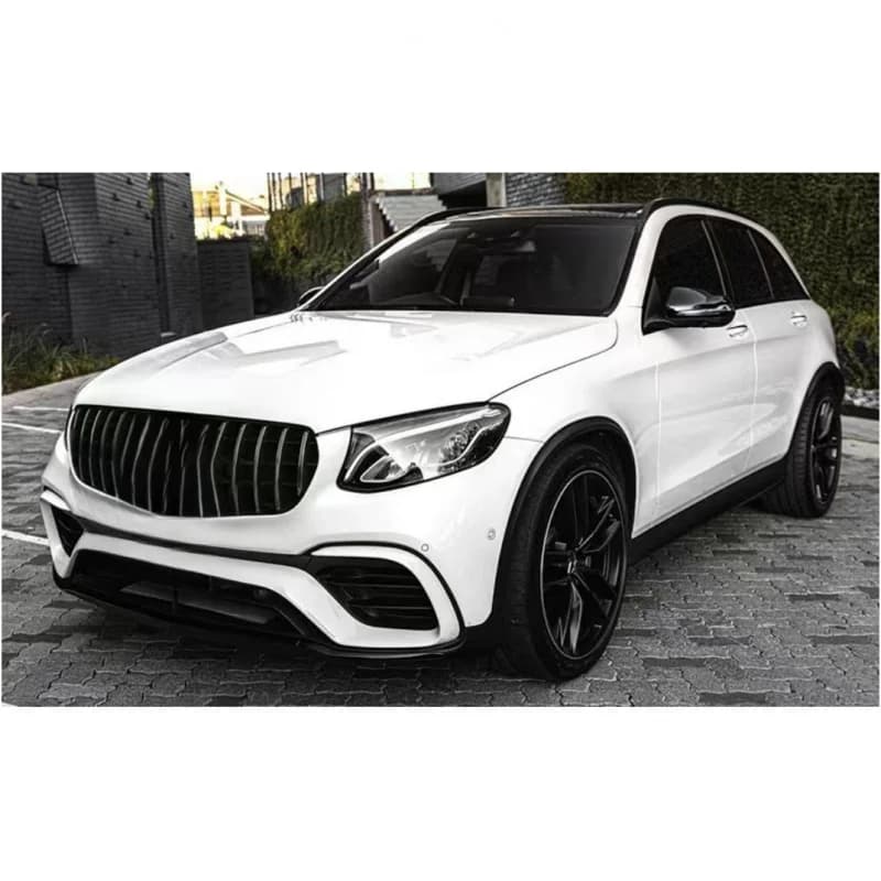 Hot selling Car parts for  X253 2016-2019 to GLC63 front bumper grille ,rear diffuser with exhaust pipe