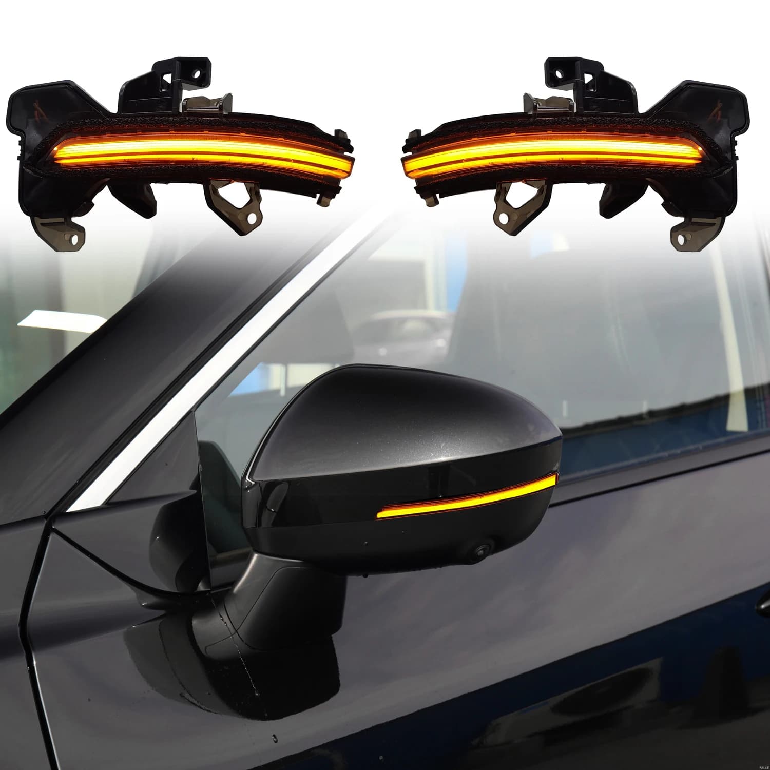 Car Accessories For Nissan Rogue / X-Trail T33 2021 2022 2023 2024 Turn Signal Lamps LED Side Mirror Sequential Lights Amber