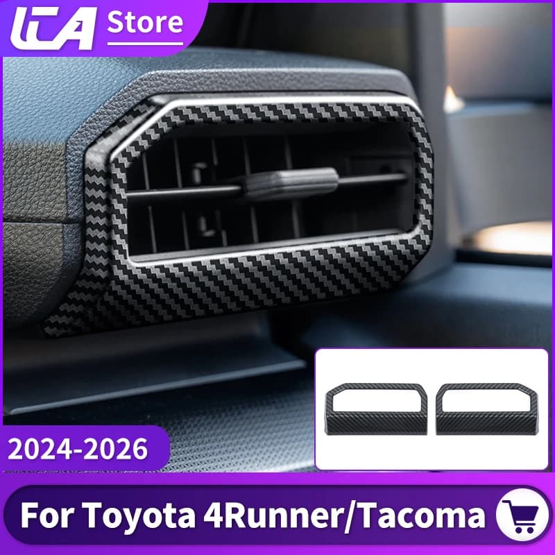 For Toyota 4Runner Tacoma 2024 2025 2026 Left Right AC Vent Trim Panel Interior Decoration Accessories