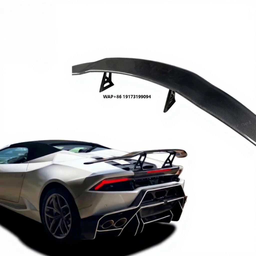 Dry Carbon Fiber MSY Style Rear Spoiler Wing for Huracan LP610 Car Rear Wing Spoiler Kit