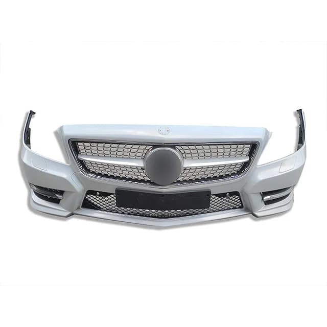 The Front Bumper Assembly for the for CLS W218 Front Grille Includes Fog Lights