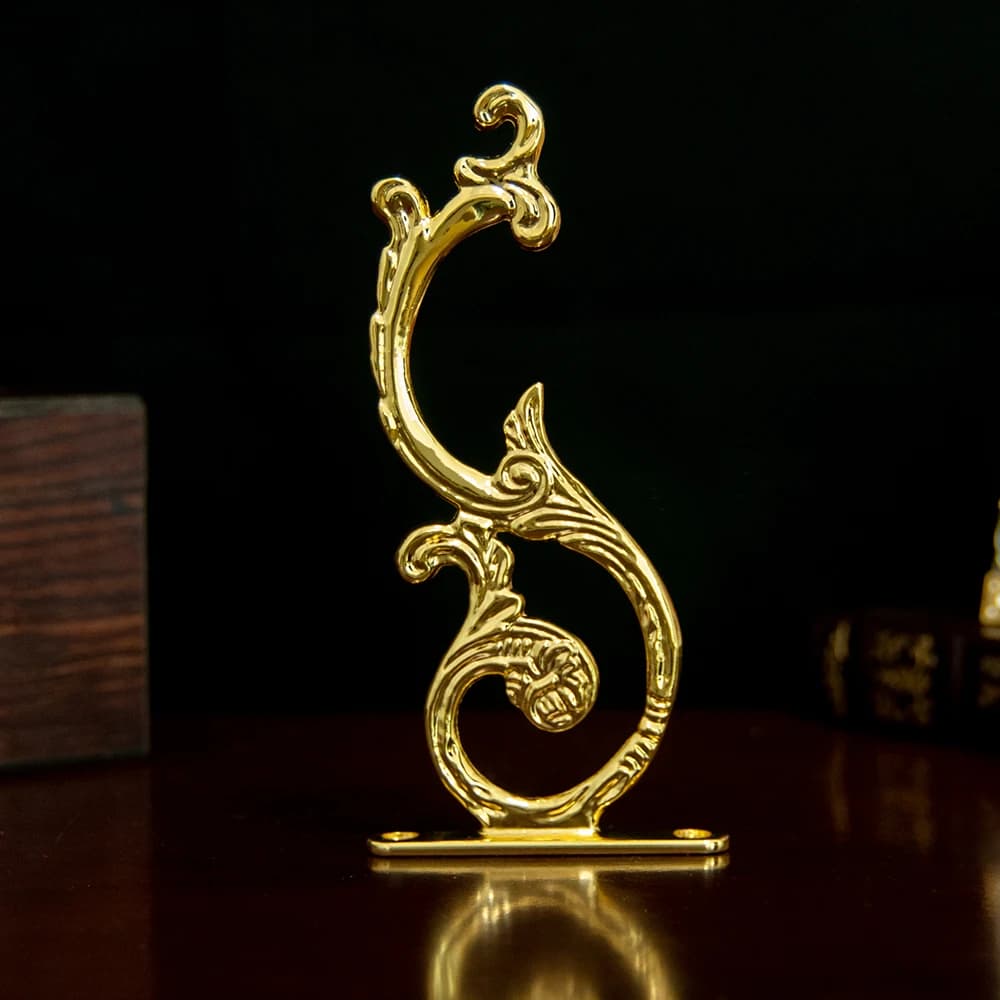 HTISOK Orthodox Churches And Home Wall Decorations Classical Style Alloy Gold-plated Wall Hooks for Hanging Incense Burner